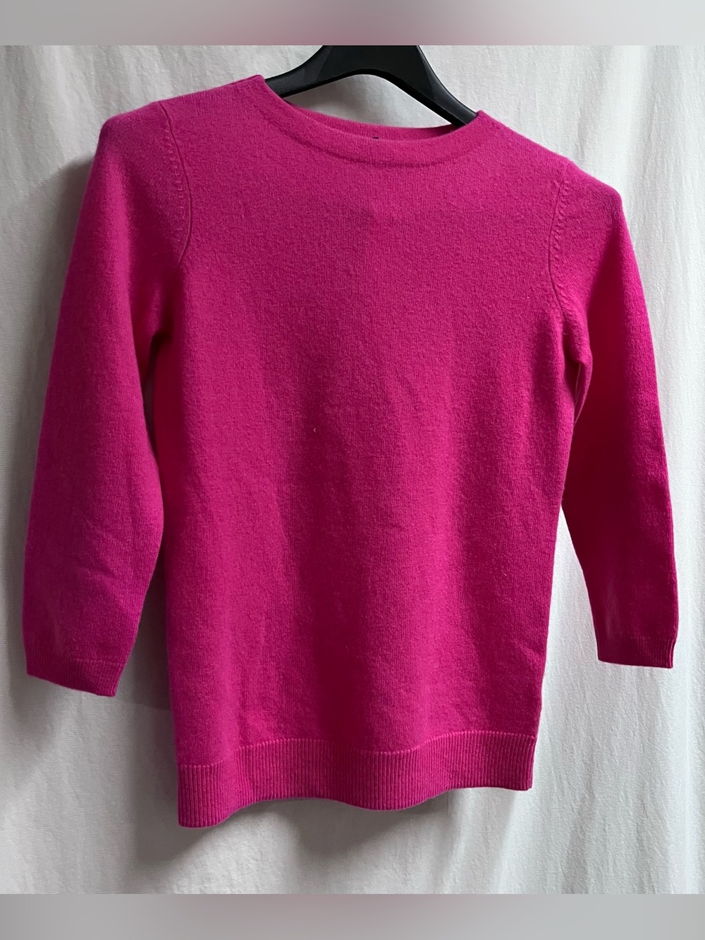 NWT Talbots Sweater Pure Cashmere Pink Soft Luxury 3/4 Sleeve XS Classic - Picture 2 of 8